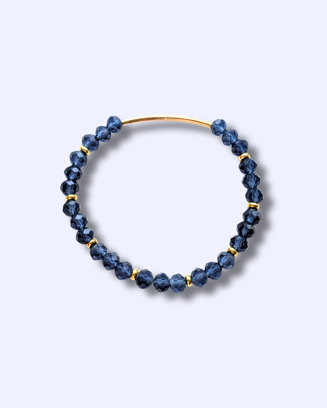Sapphire Gold Bar Bracelet