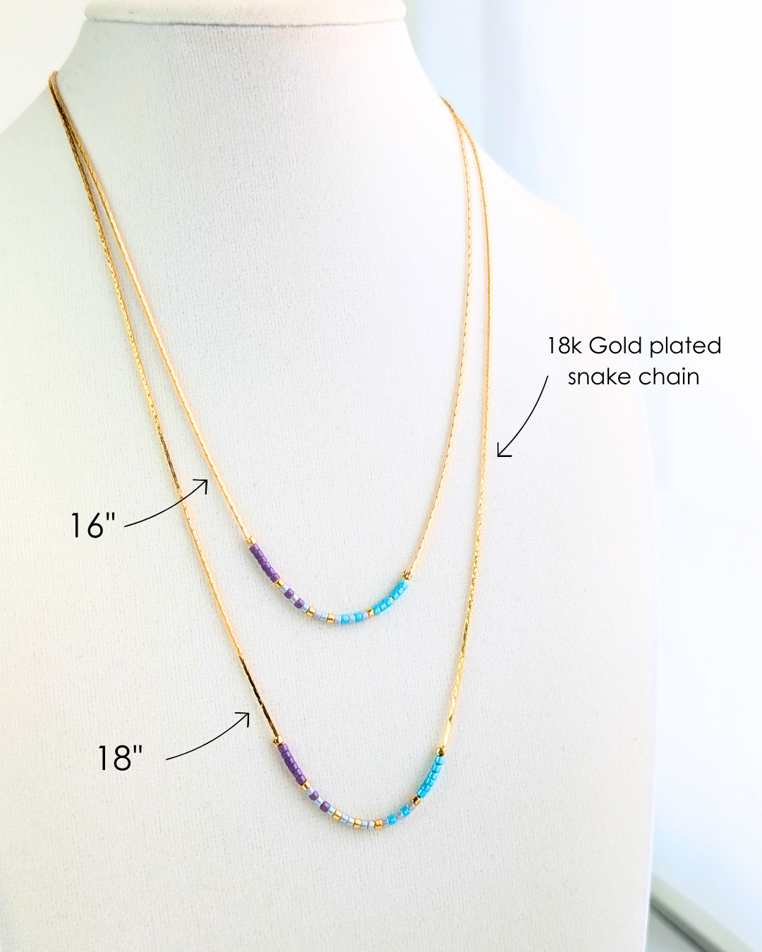 Shell Bound Ombre Necklace