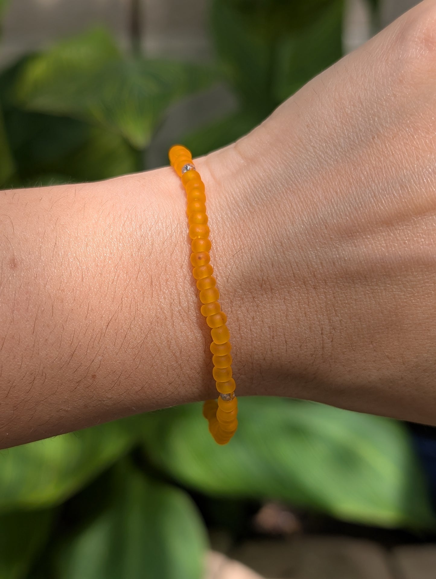 Sparkle Stacker Bracelet - Tangerine Dream