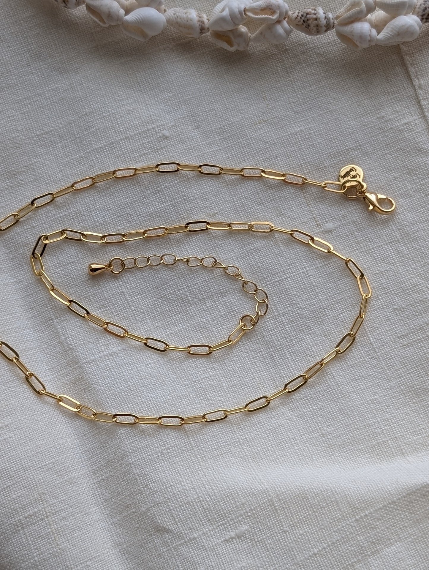 Dainty Paperclip Chain Necklace