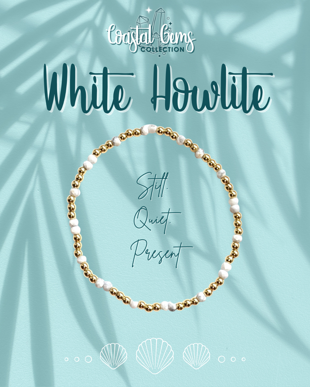 Howlite Coastal Gems Bracelet