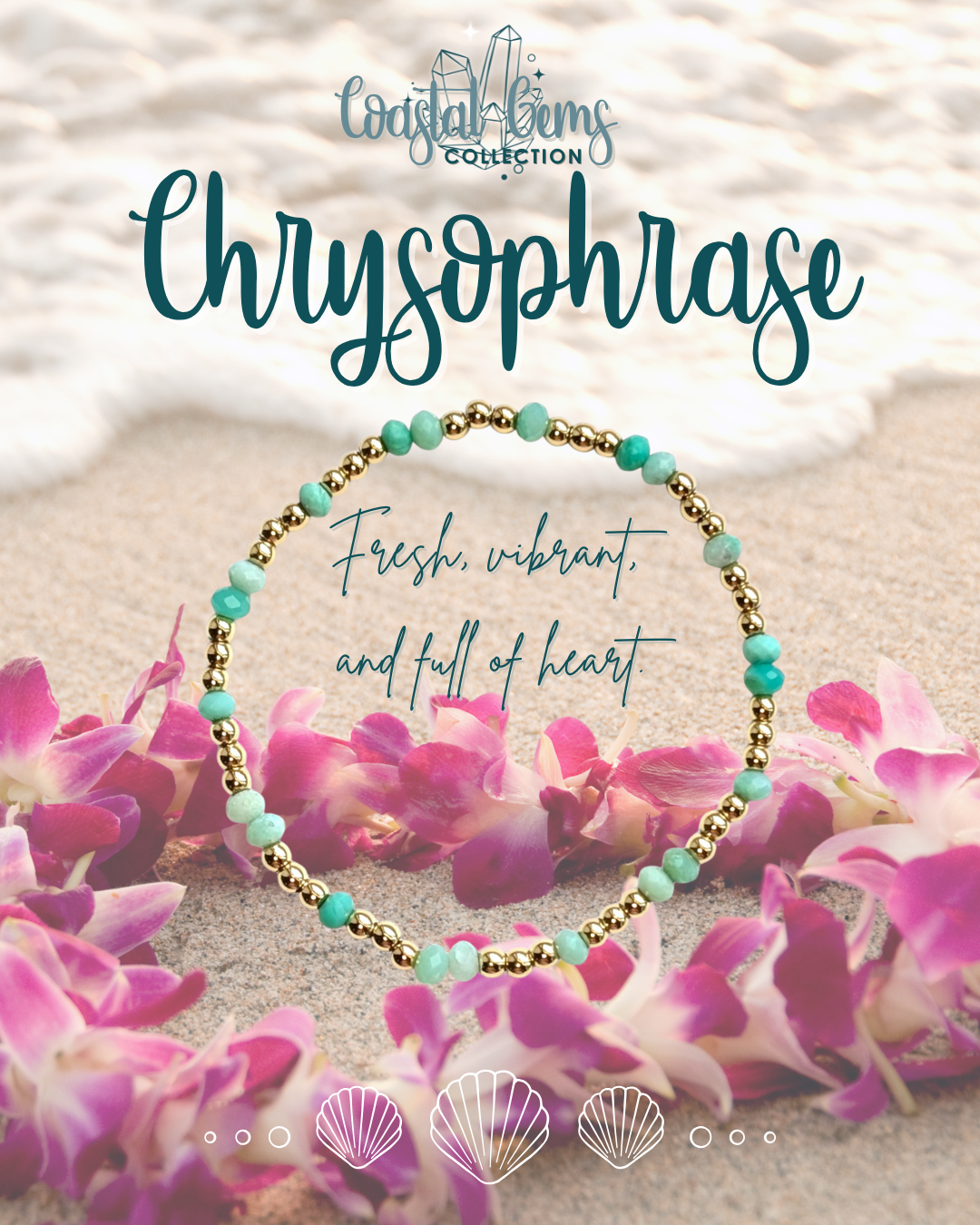 Chrysoprase Coastal Gems Bracelet