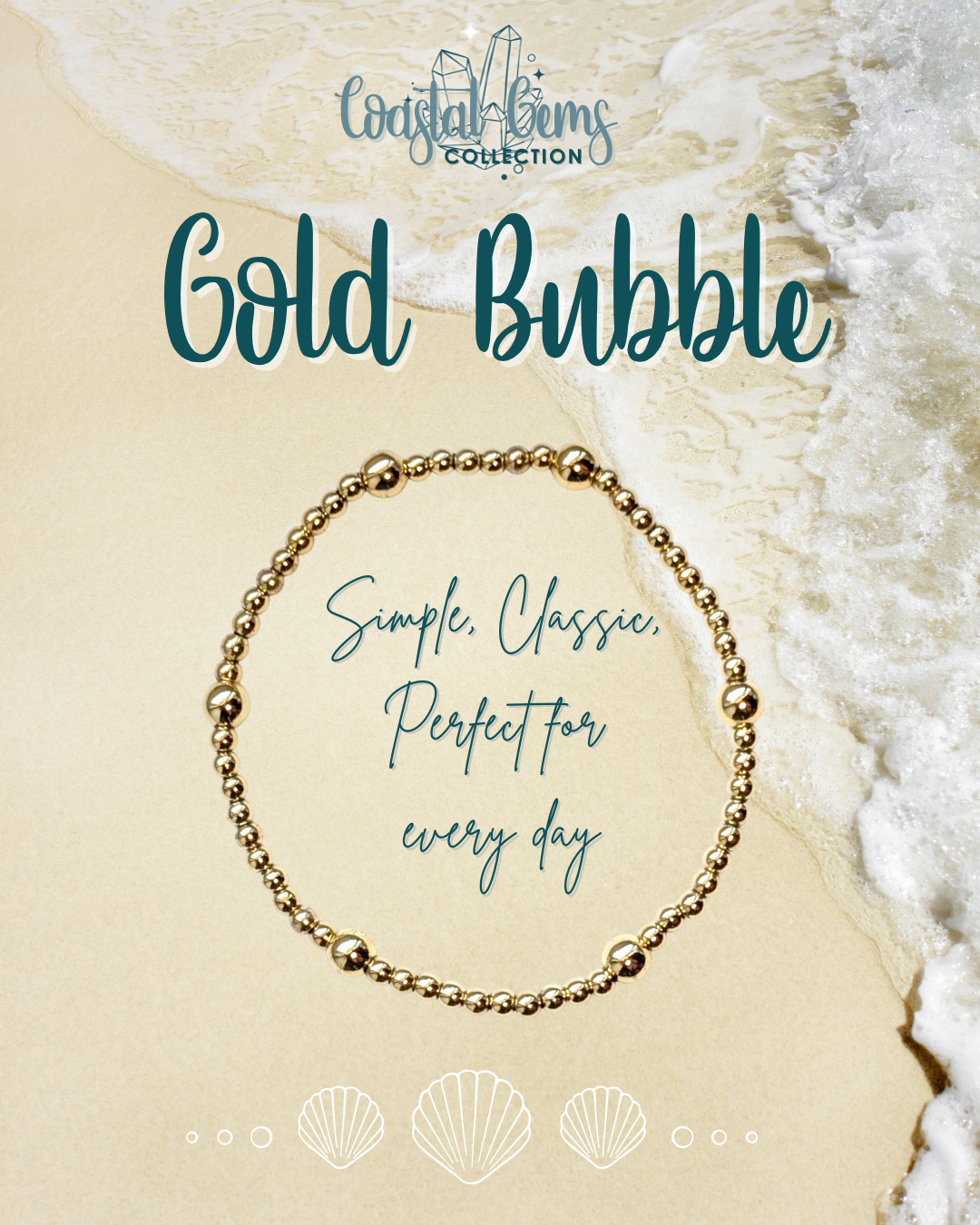 Gold Bubble Bracelet