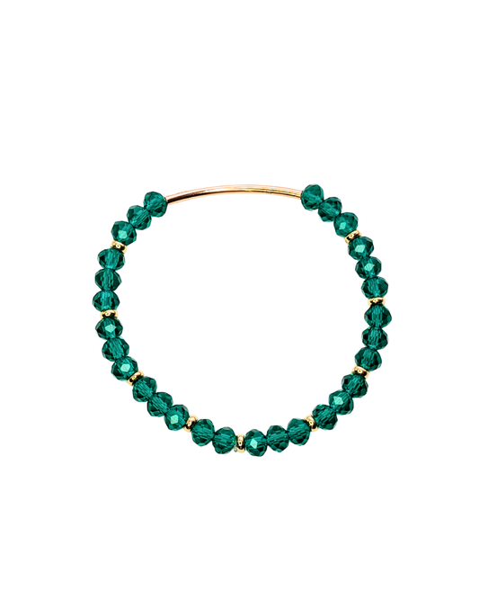 Gold Bar Bracelet - Evergreen