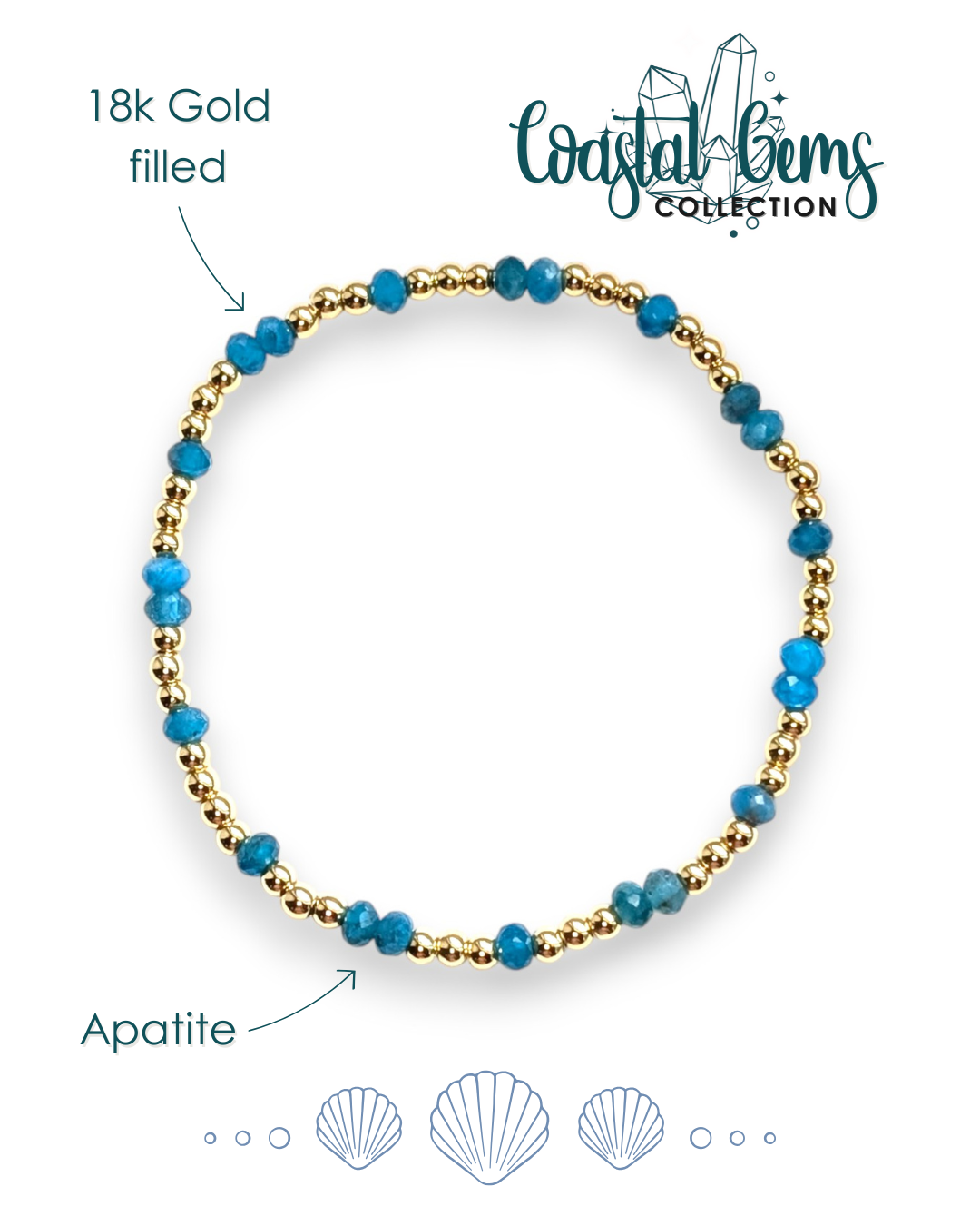 Apatite Coastal Gems Bracelet