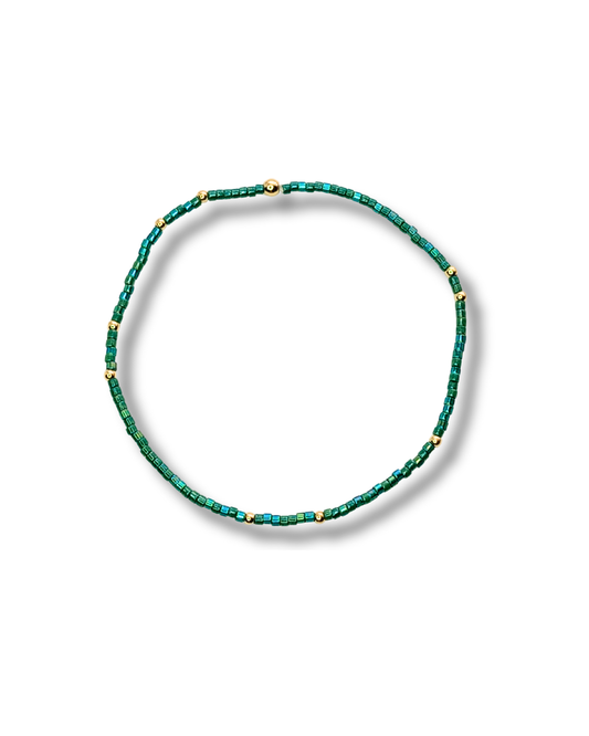 The Mini Bracelet - Mistletoe Green