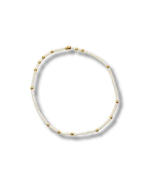 The Mini Bracelet - White sand
