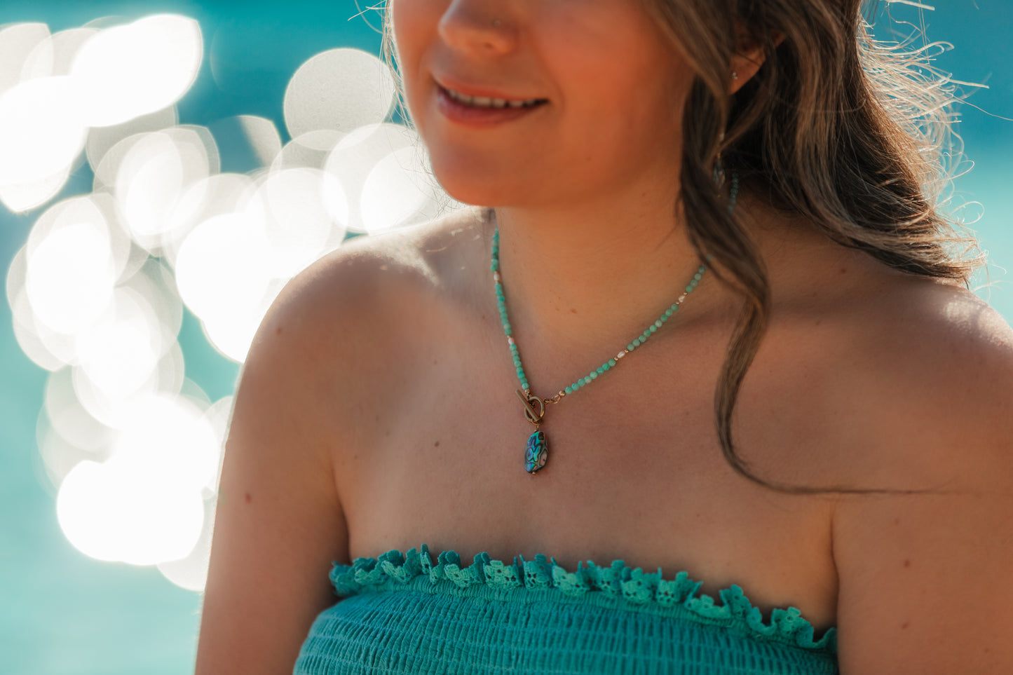 Afterglow Abalone Necklace