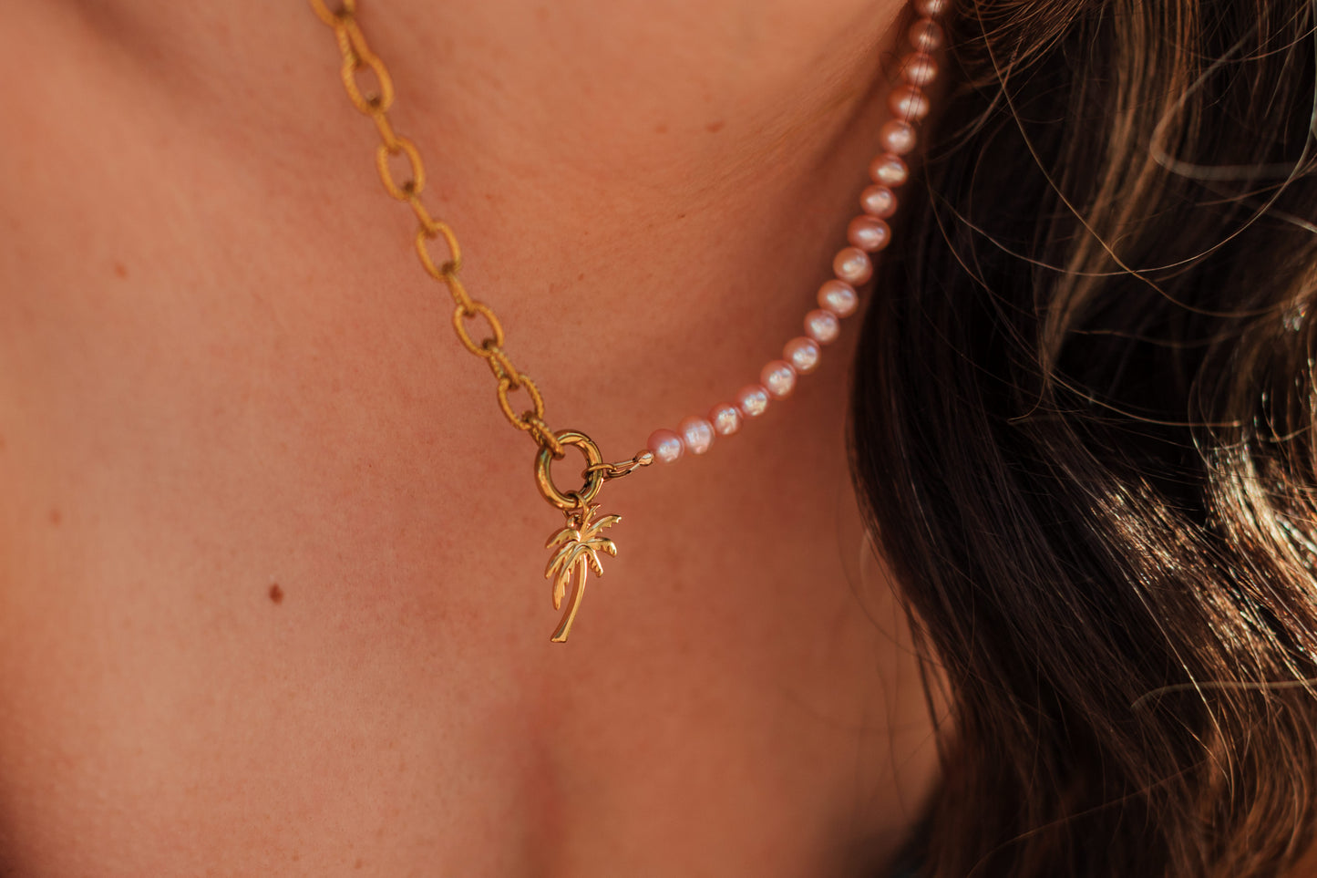 Hand-crafted Island Dreams Necklace – lightweight, waterproof, hypoallergenic jewelry.