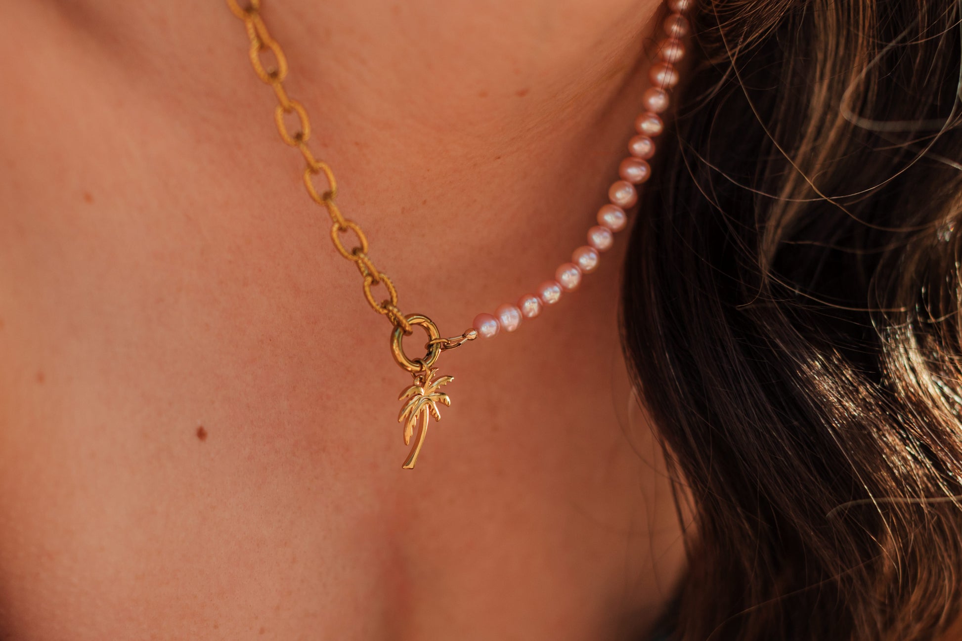 Hand-crafted Island Dreams Necklace – lightweight, waterproof, hypoallergenic jewelry.