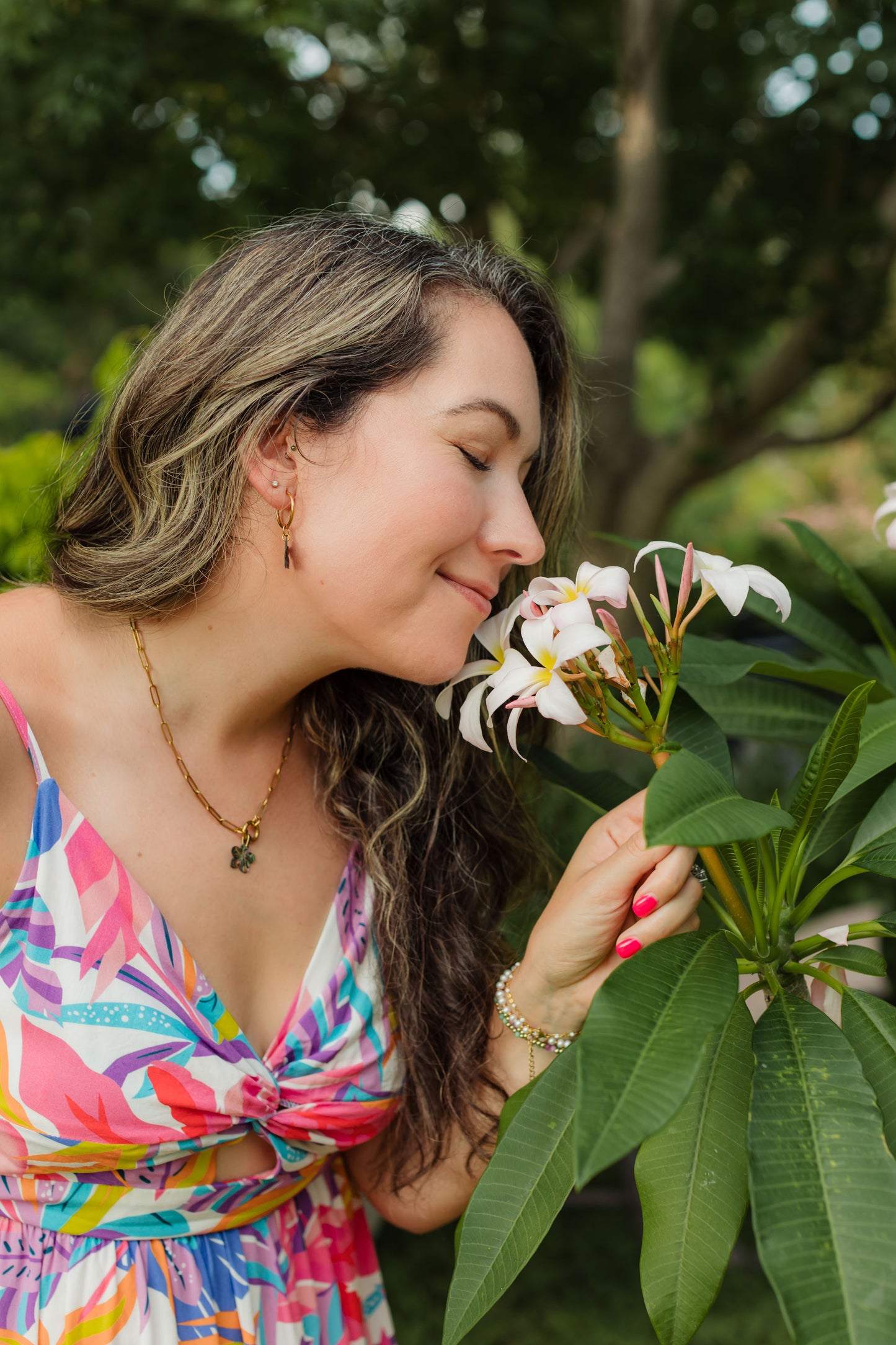 Abalone Shell Plumeria Flower Earrings | Maui Bloom Earrings