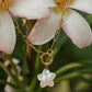 Mother of Pearl Plumeria Necklace | Pearl Plumeria Necklace