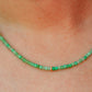 Chrysoprase Gemstone Necklace | Mint Crystal Waters Necklace