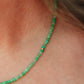 Chrysoprase Gemstone Necklace | Mint Crystal Waters Necklace