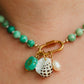 Peruvian Turquoise Gemstone Charm Necklace | Island Treasure Necklace