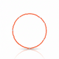 Neon Gemstone stretchy Anklet - Coral