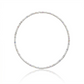 White pearl crystal stretchy Anklet - Ocean Sparkles