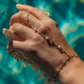 Hand-crafted Horizon Hand Chain – lightweight, waterproof, hypoallergenic jewelry.