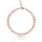Island Dreams Bracelet with soft pink seed pearls – minimalist pearl bracelet.
