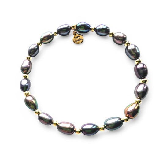 Peacock Freshwater Pearl Bracelet