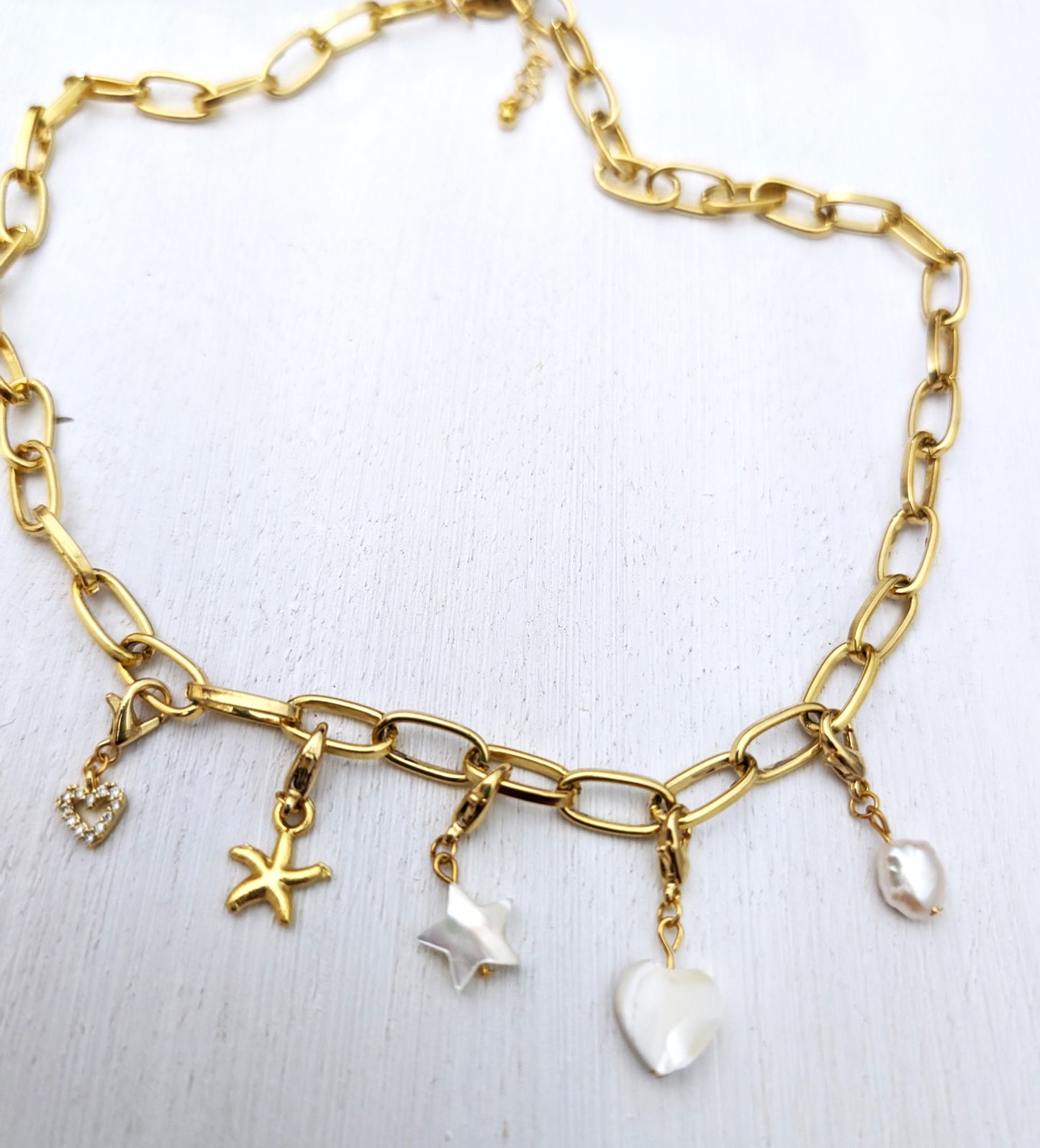 Mini pave Rhinestone Heart Charm