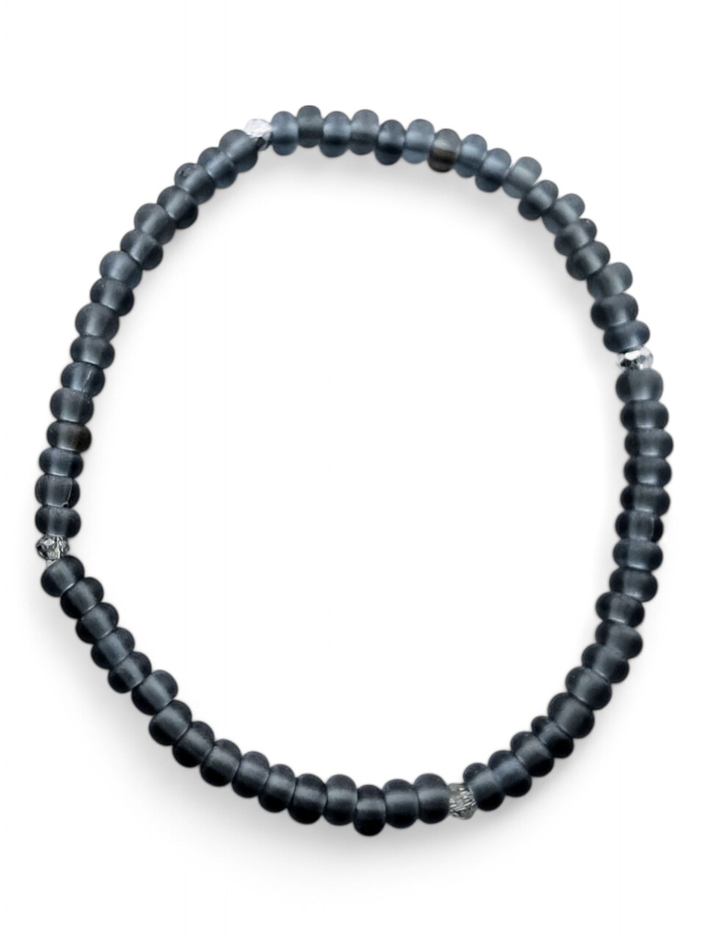 Sparkle Stacker Bracelet - Matte Slate