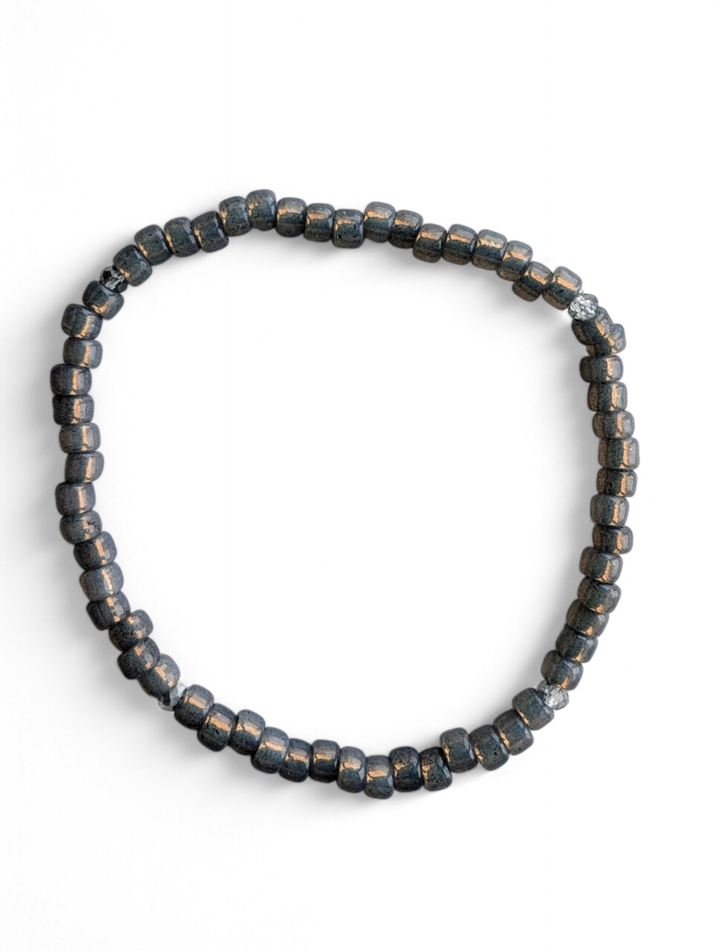 Sparkle Stacker Bracelet - Milky Grey