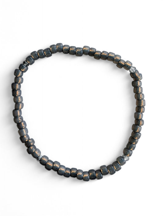 Sparkle Stacker Bracelet - Milky Grey