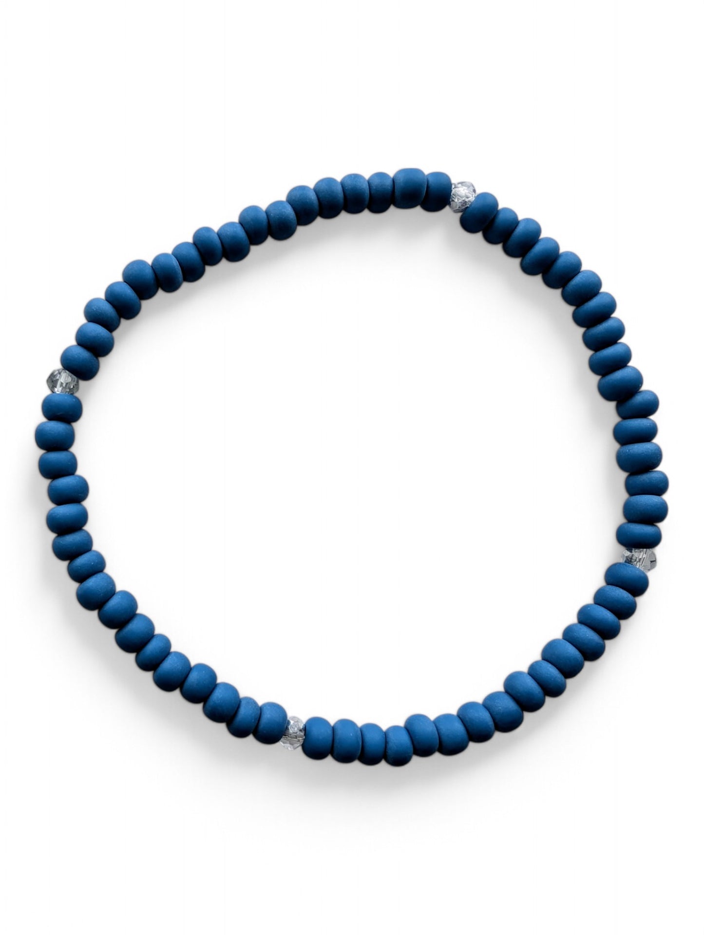 Sparkle Stacker Bracelet - Matte Blue