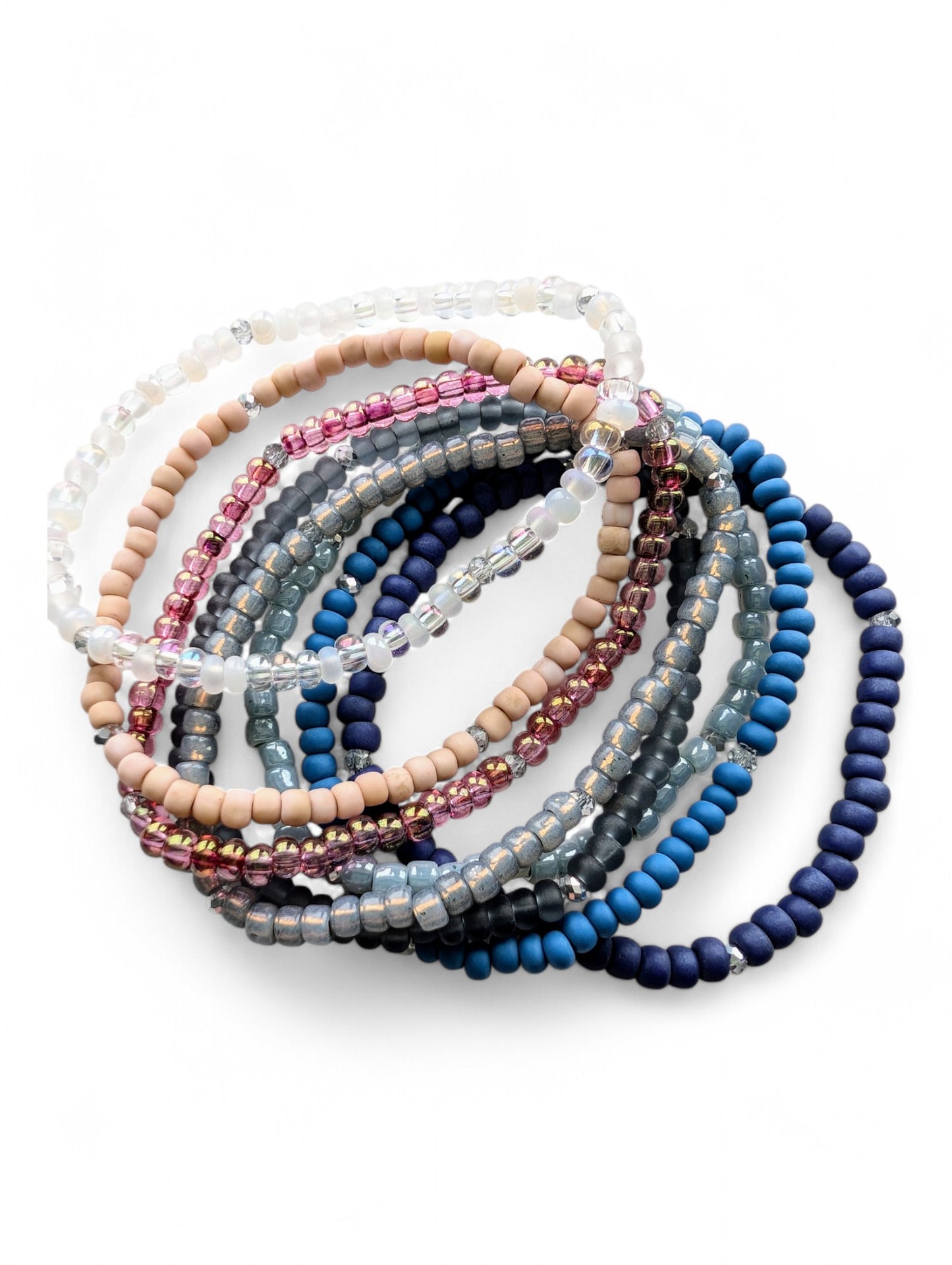 Sparkle Stacker Bracelet - Matte Slate