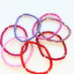 Sparkle Stacker Bracelet - Milky Fuscia