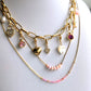 Color pop Pink Puka Necklace