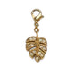 Pave Monstera Leaf Charm