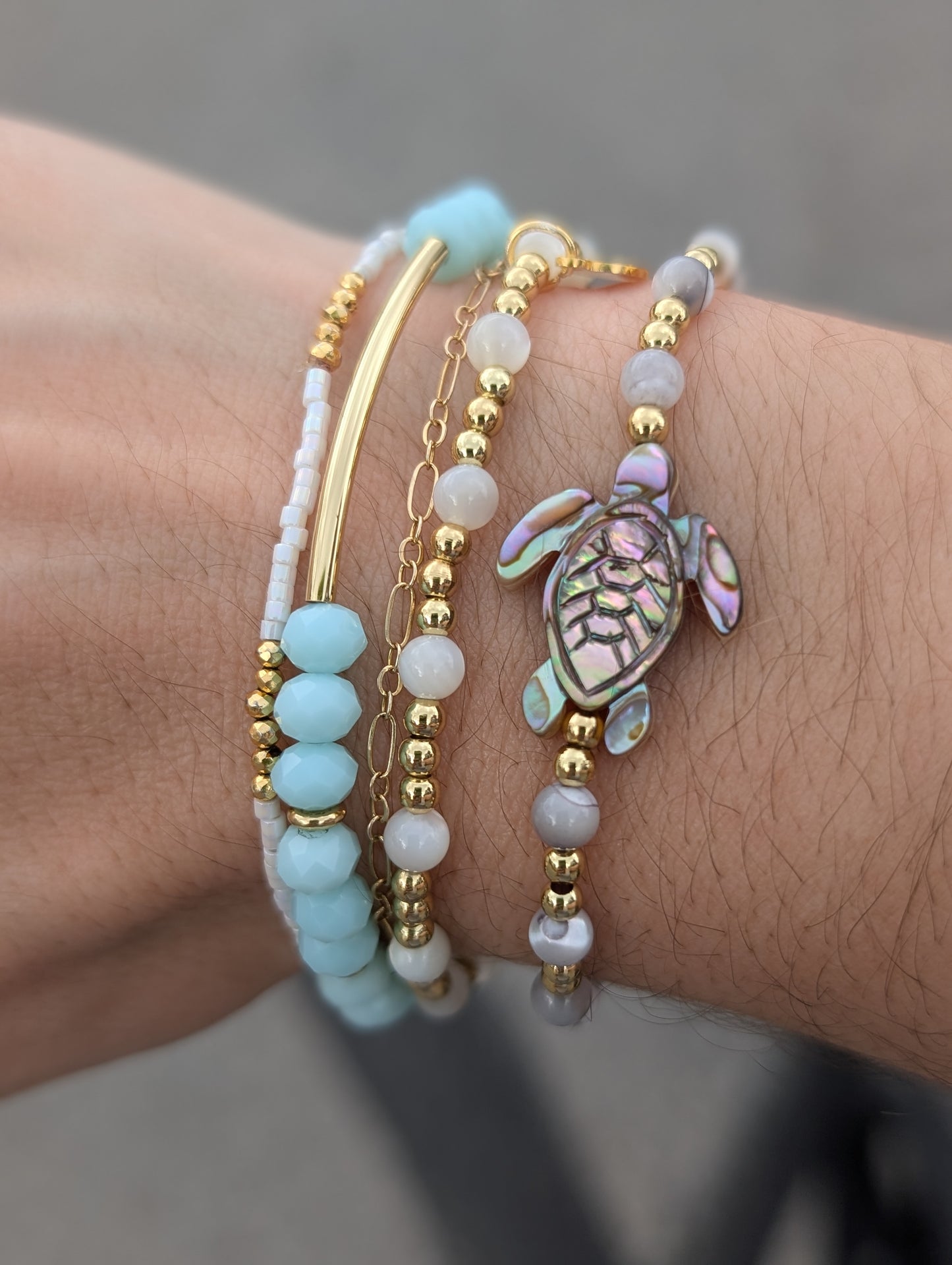 Abalone Sea Turtle Bracelet