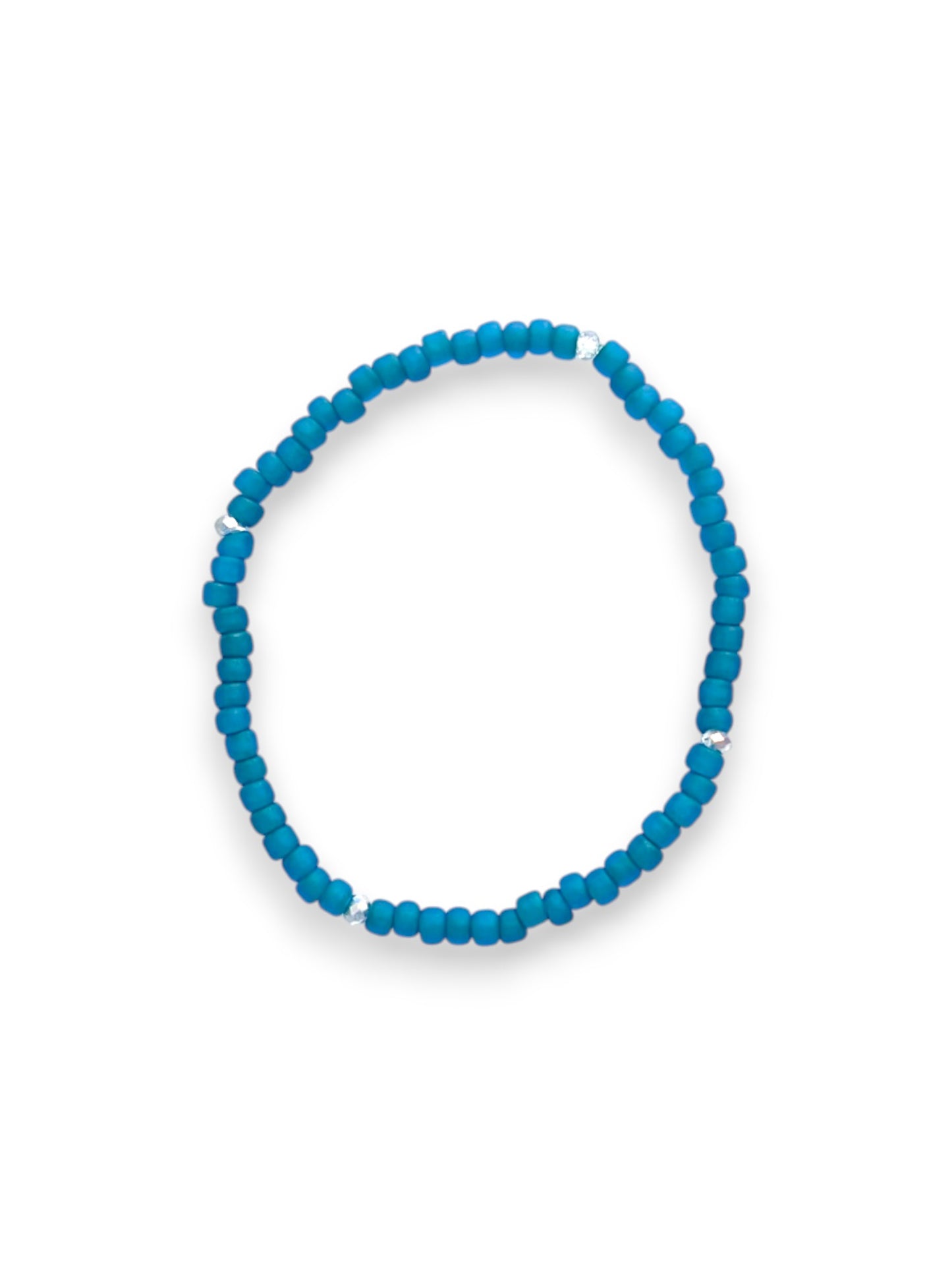 Sparkle Stacker Bracelet - Matte Teal