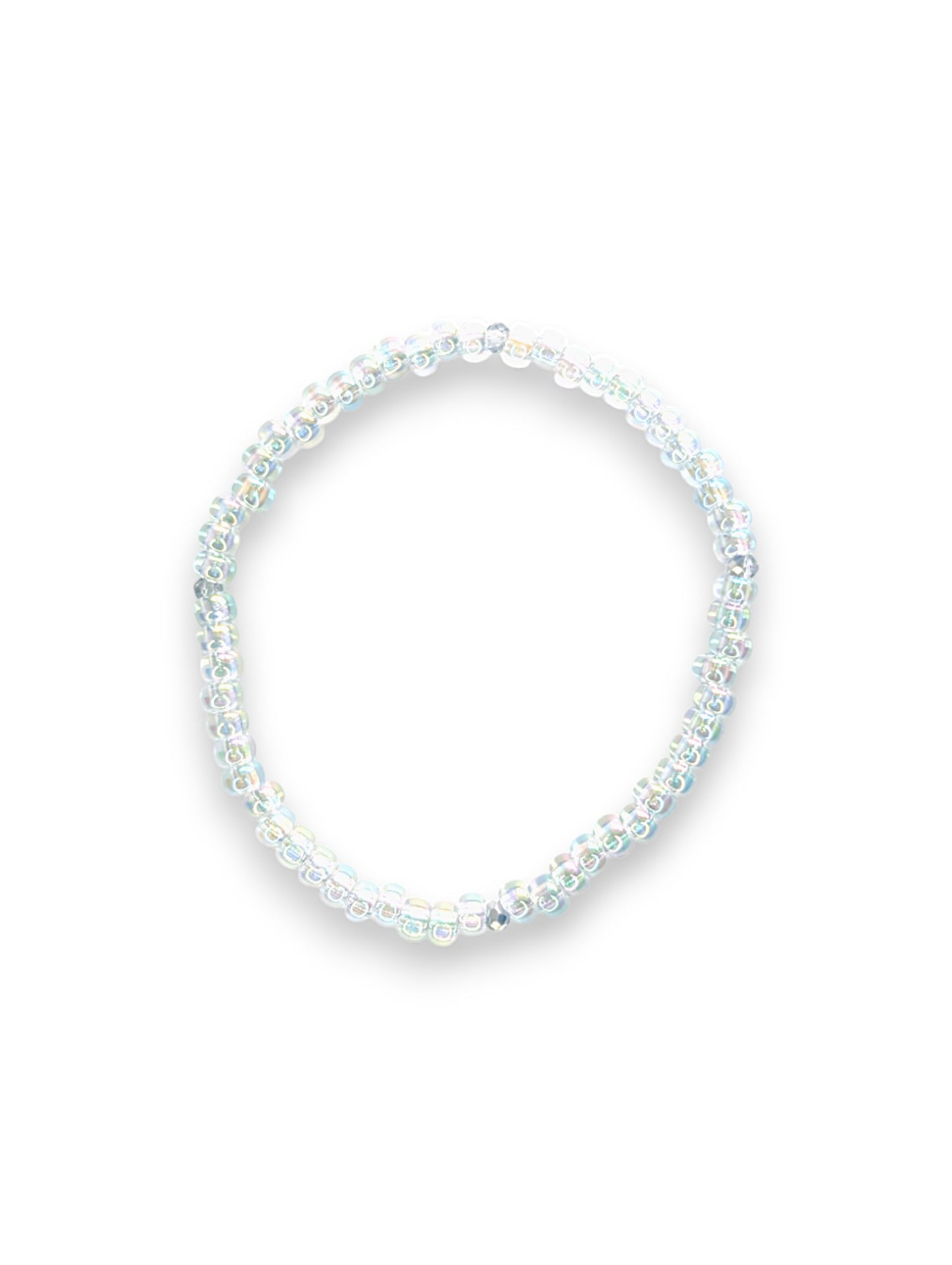 Sparkle Stacker Bracelet - Transparent Baby Blue