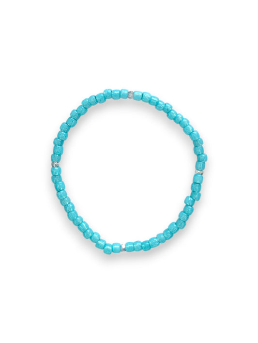 Sparkle Stacker Bracelet - Aqua