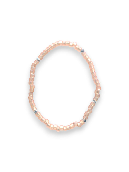 Sparkle Stacker Bracelet - Matte Rose