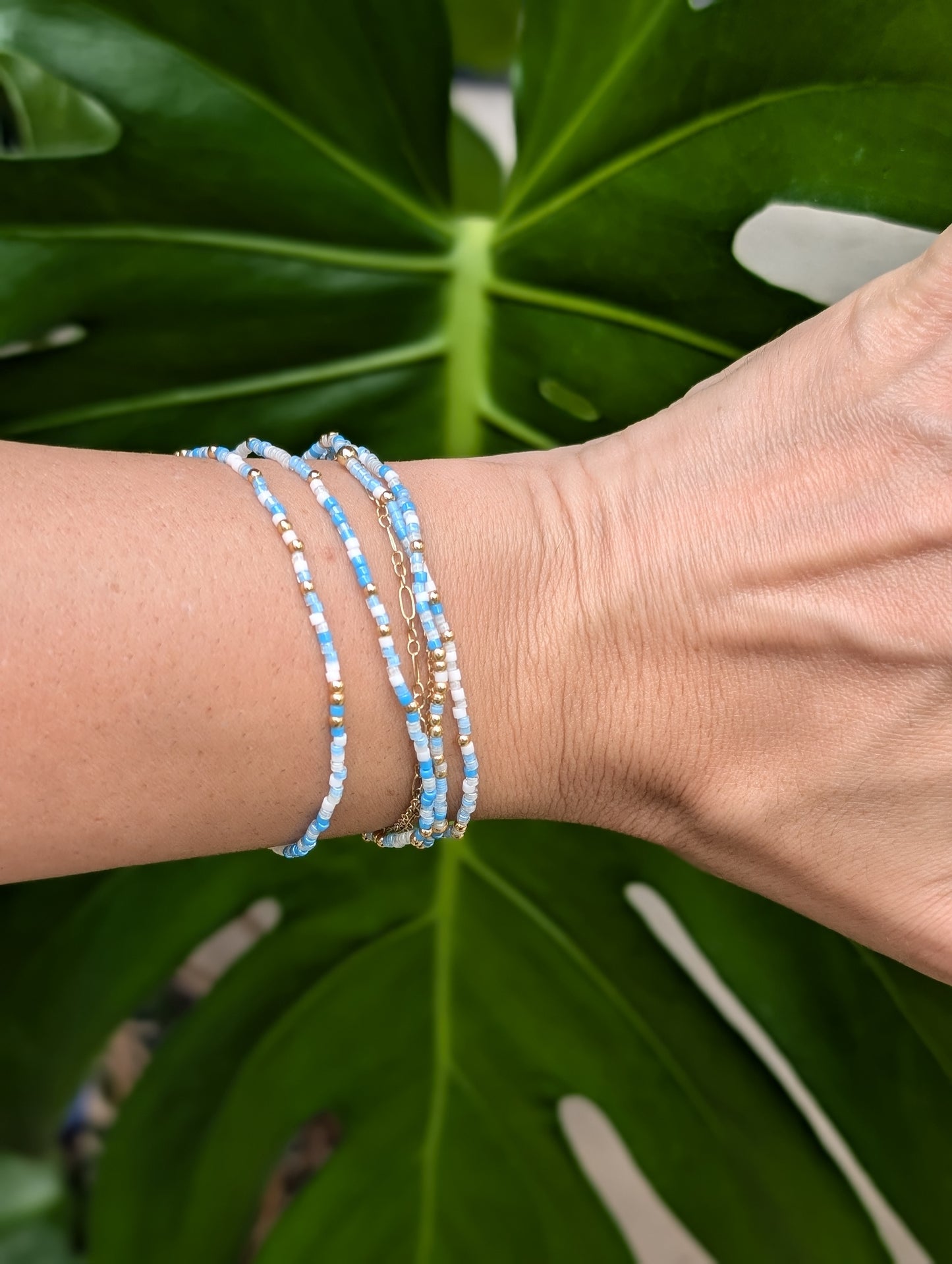 The Mini Bracelet - Bora Bora Breeze Gold filled Bracelet