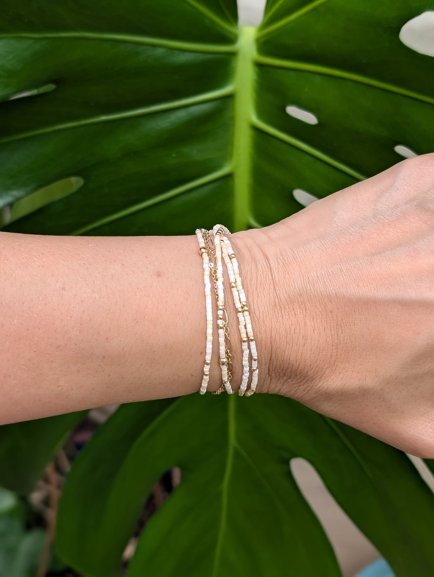 The Mini Bracelet - Salted Coconut Gold filled Bracelet