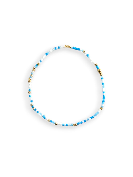 The Mini Bracelet - Bora Bora Breeze Gold filled Bracelet