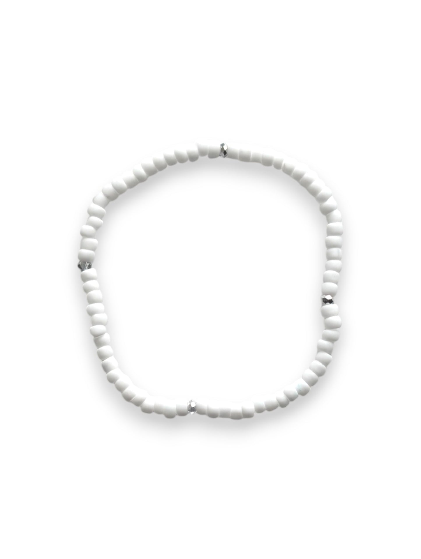 Sparkle Stacker Bracelet - Matte Piña colada