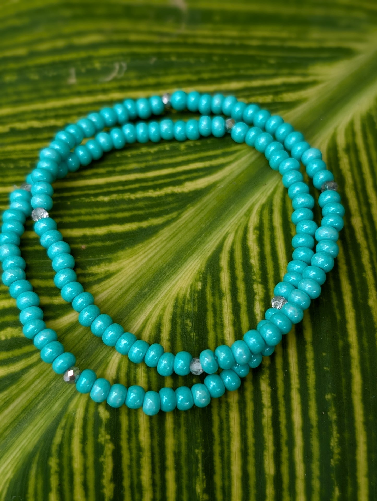 Sparkle Stacker Bracelet - Caribbean Sea