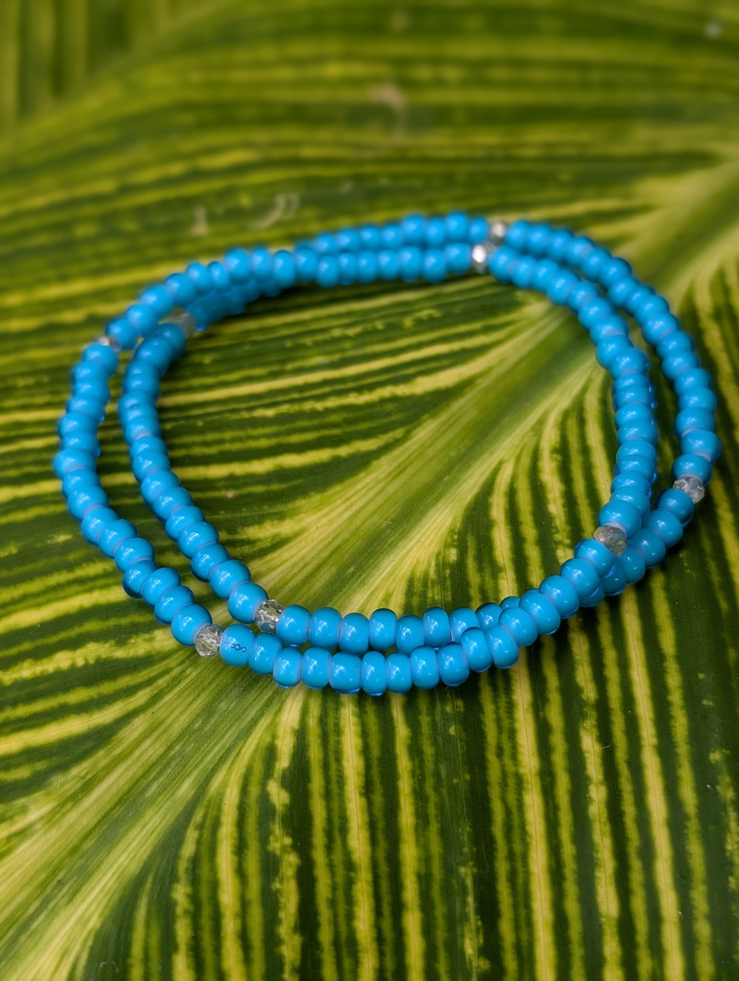 Sparkle Stacker Bracelet - Blue Hawaiian