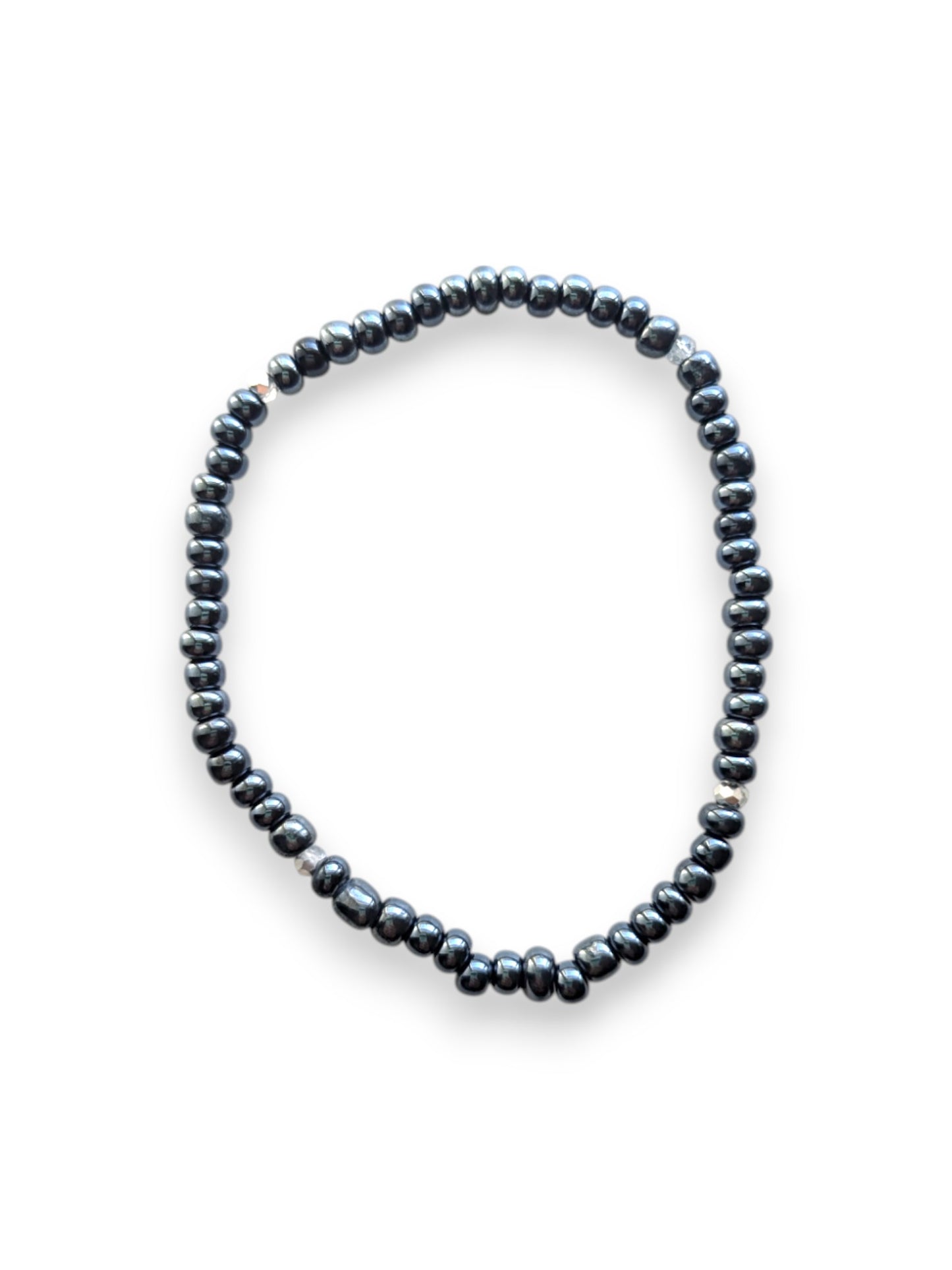 Sparkle Stacker Bracelet - Black Pearl