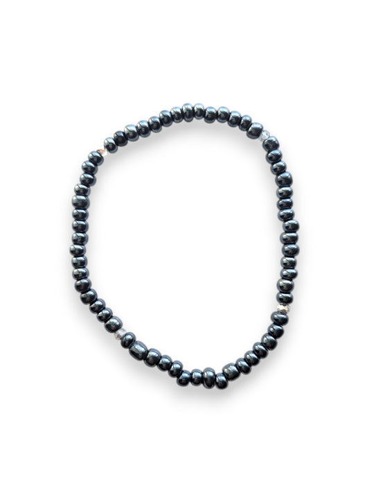 Sparkle Stacker Bracelet - Black Pearl