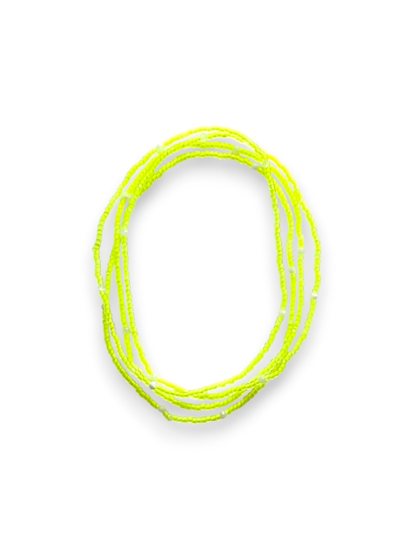 Electric Yellow - Salty Babe Neon Anklet
