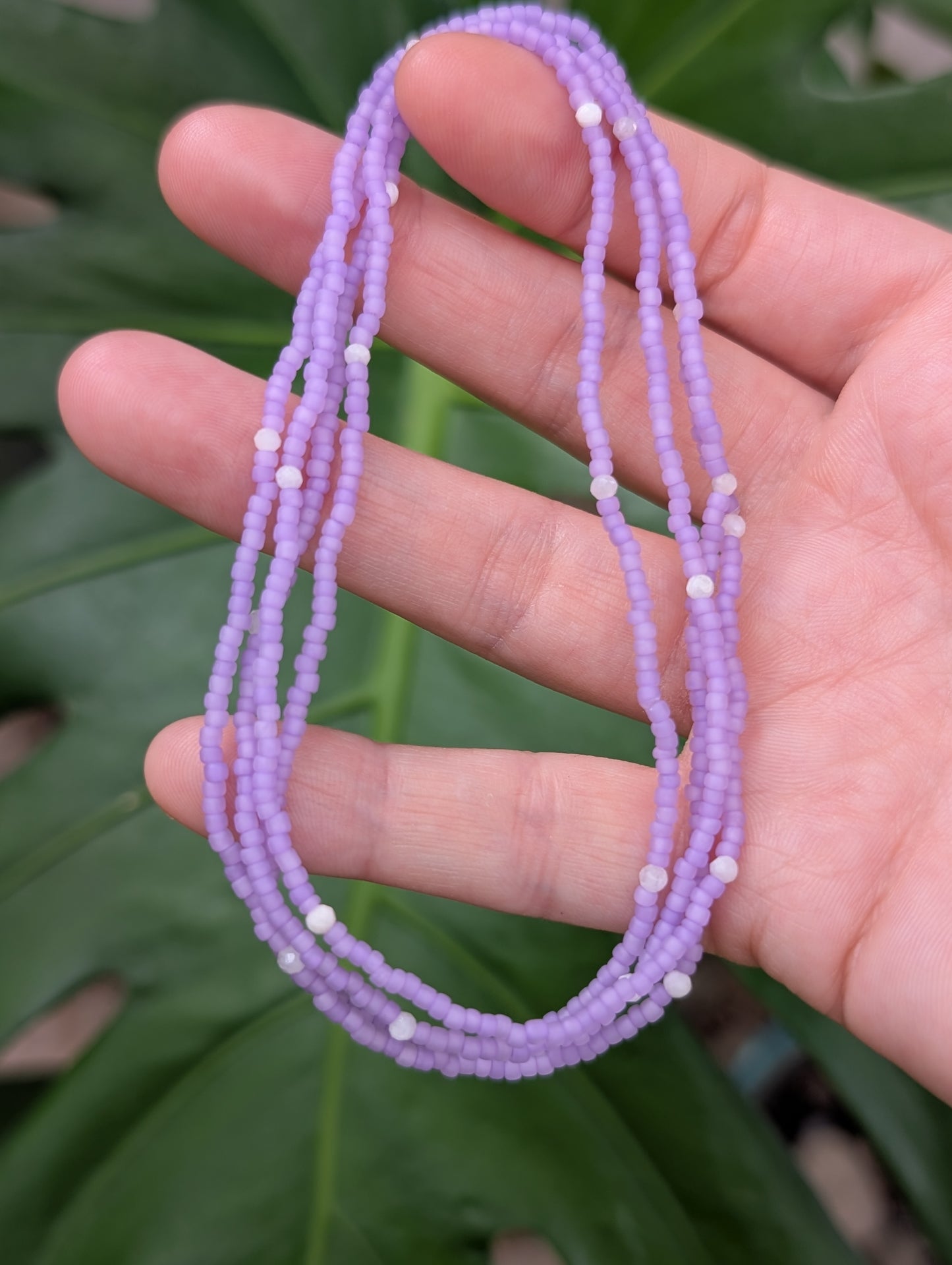 Lilac - Salty Babe Neon Anklet