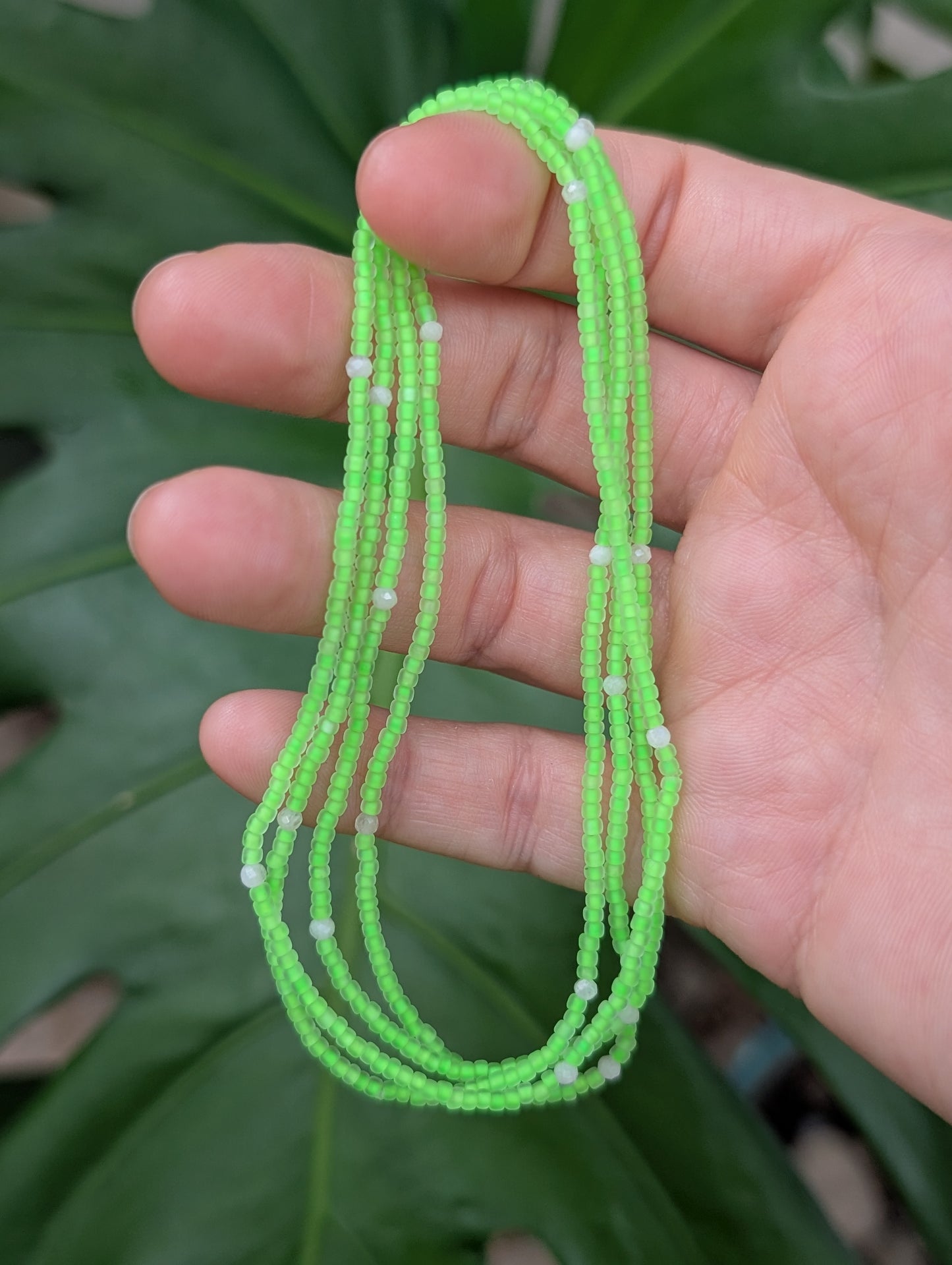Lime - Salty Babe Neon Anklet