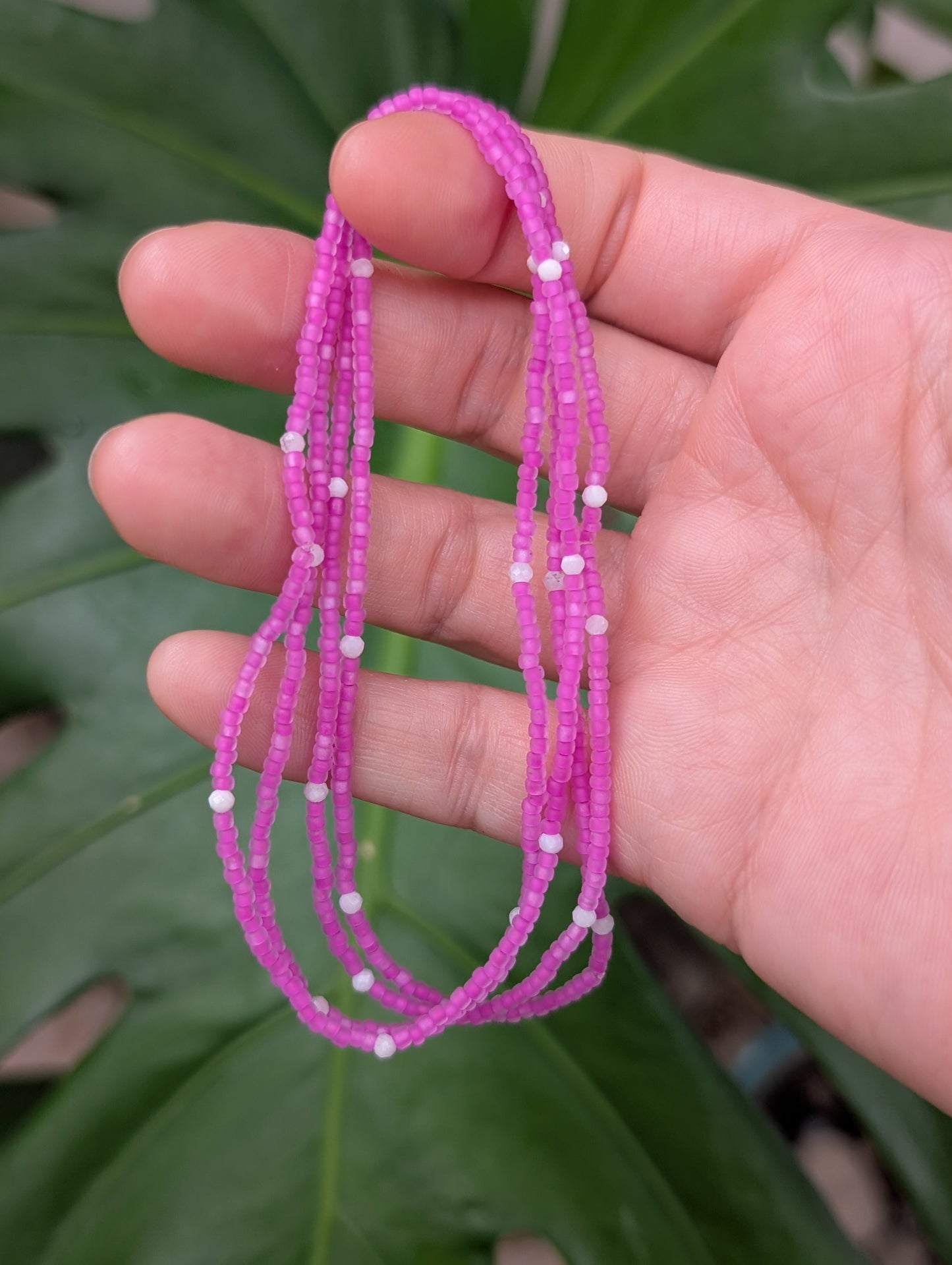 Wild Orchid Purple - Salty Babe Neon Anklet